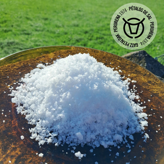 Pétalos de sal para potenciar el sabor de la carne