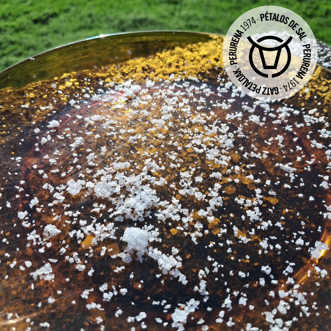 Pétalos de sal para potenciar el sabor de la carne