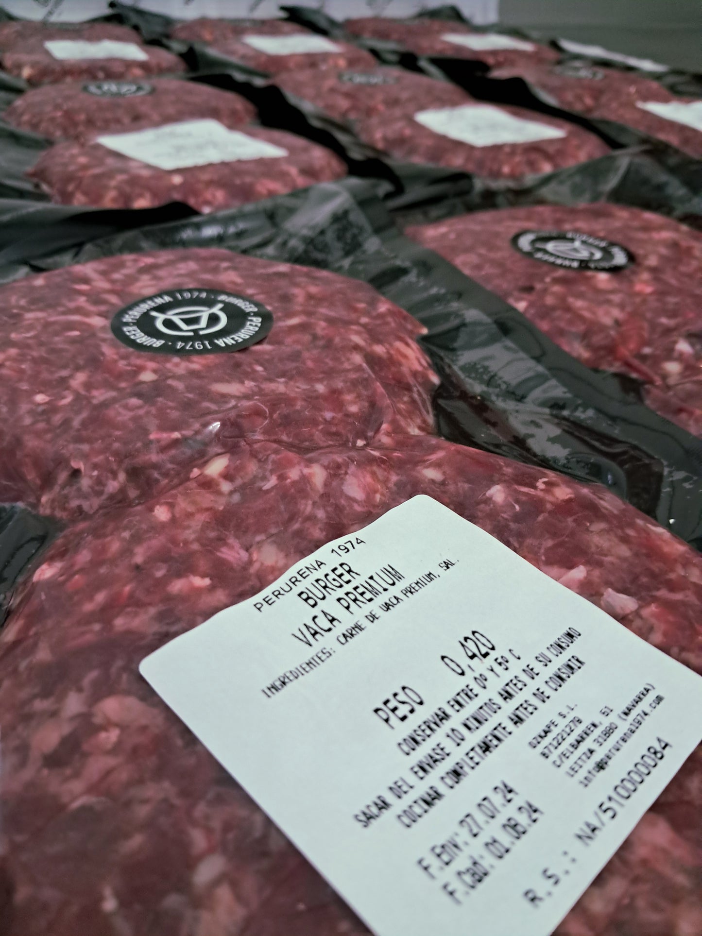 Pack Solo Burger de Vaca Premium (20 hamburguesas)